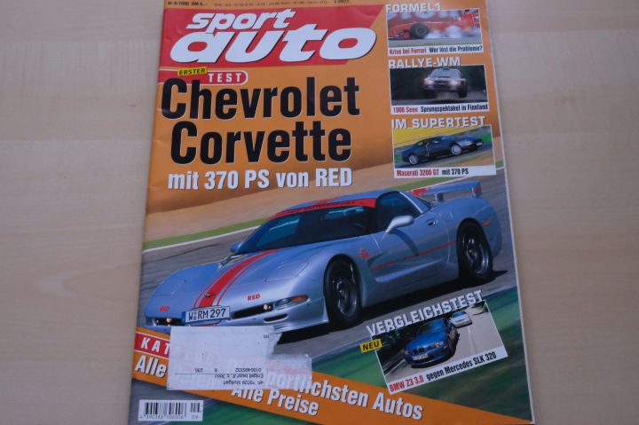 Deckblatt Sport Auto (09/2000)